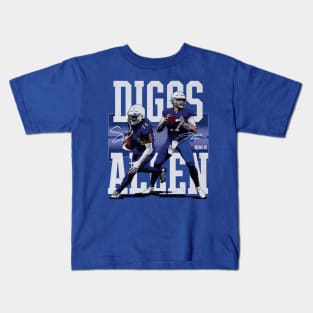 Stefon Diggs & Josh Allen Buffalo Duo Kids T-Shirt